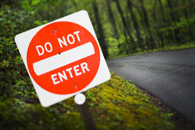 Do not enter