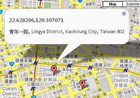 Google Map 座標工具 1.1